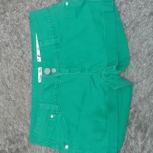 Indigo Rein Green Shorts